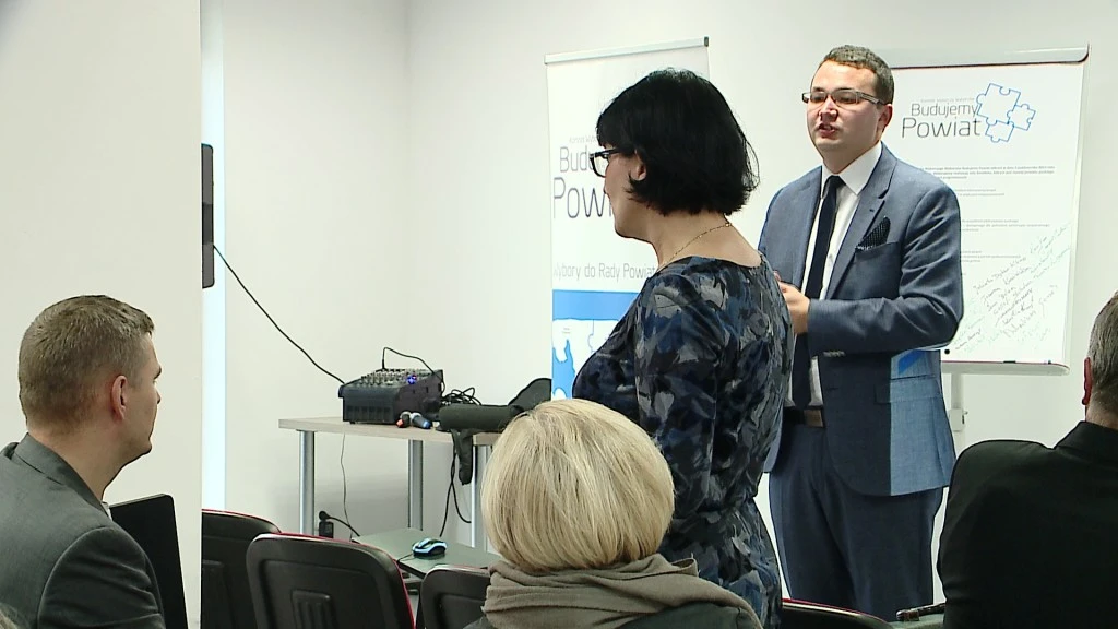 Arkadiusz Gawrych przedstawił kandydatów do Rady Powiatu Puckiego