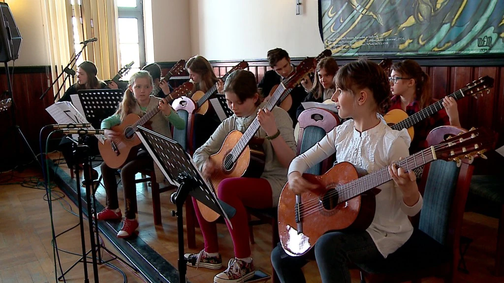 Młodzi gitarzyści z północy spotkali się w Pucku