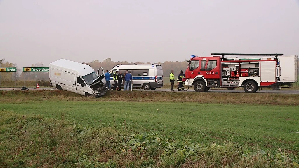 Wypadek na trasie Sławutowo-Celbowo