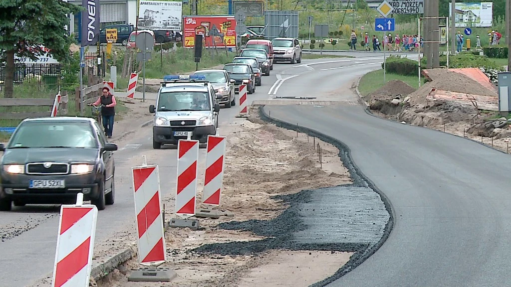 Trwa remont głównych ulic Władysławowa