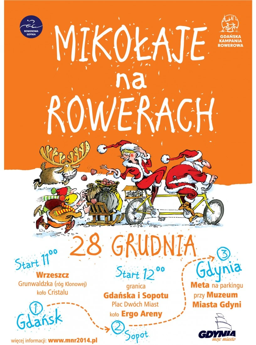 Największy, zimowy przejazd rowerowy w Polsce