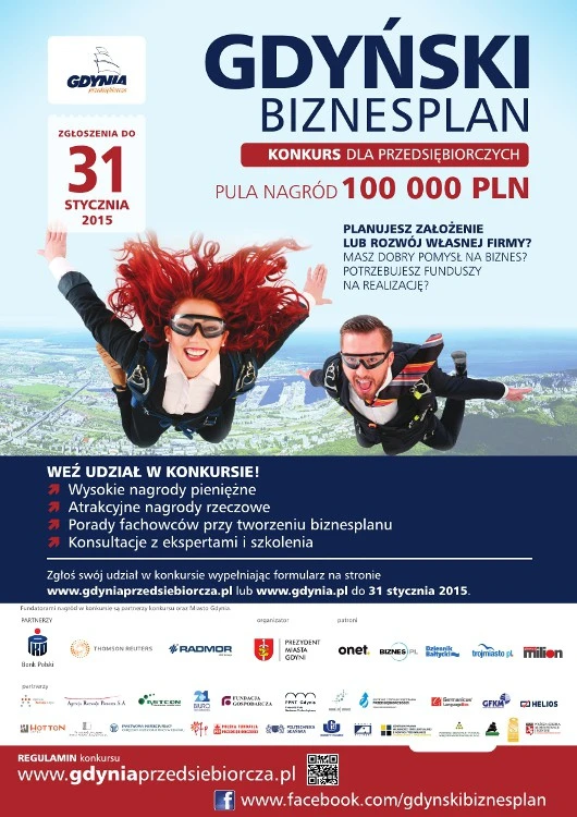 Gdyński Biznesplan 2015 - ostatnie dni na zgłoszenia