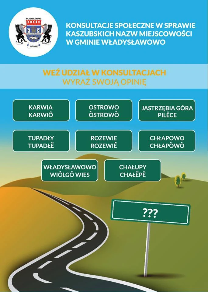 Władysławowo: Kaszubskojęzyczne tablice - trwają konsultacje