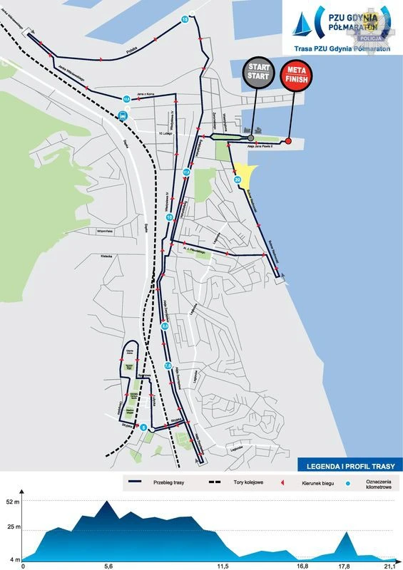 Zmiana organizacji ruchu w związku z PZU Gdynia Półmaraton