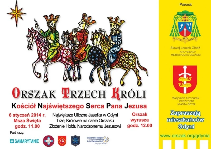 Orszak Trzech Króli dla Bursztynowej Przystani