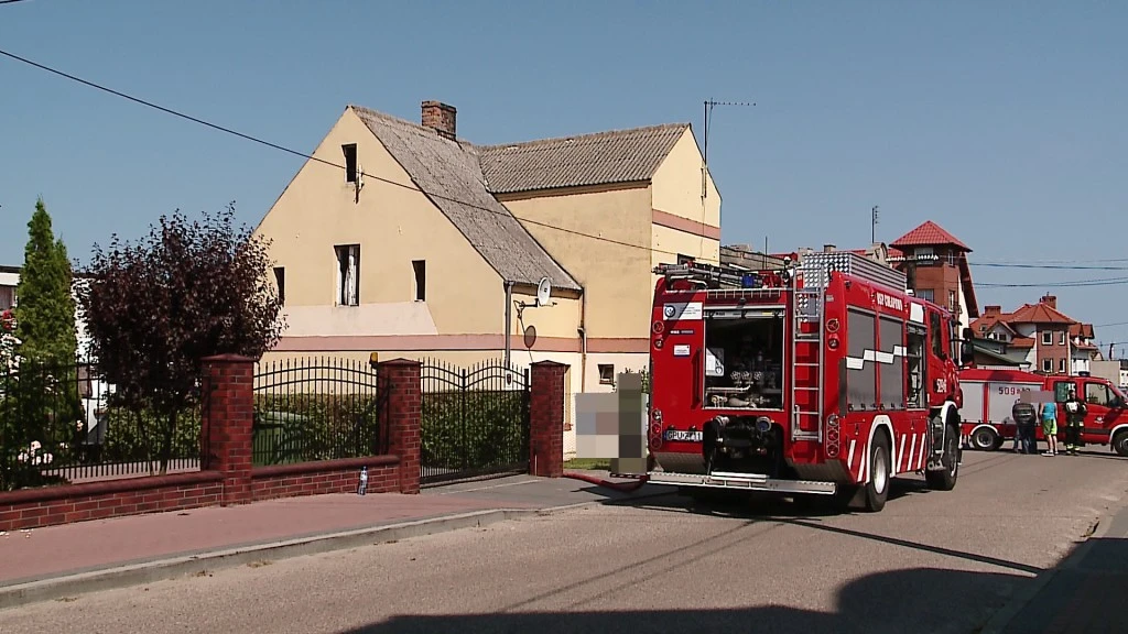 Władysławowo: Pożar piwnicy w domu jednorodzinnym