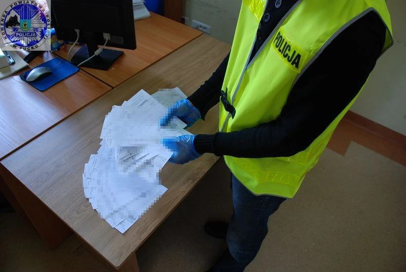 200 podrobionych recept lekarskich zabezpieczyli policjanci