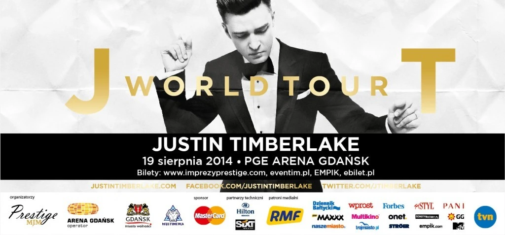 Bilety na koncert Justina Timberlake’a od 150 zł