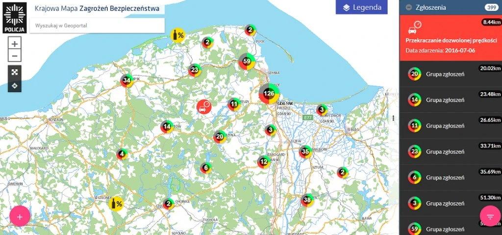 Zrzut ekranu: mapy.geoportal.gov.pl