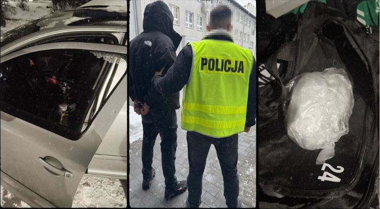 Nawet 12 lat za dwa tysiące porcji narkotyków i uszkodzenie radiowozu