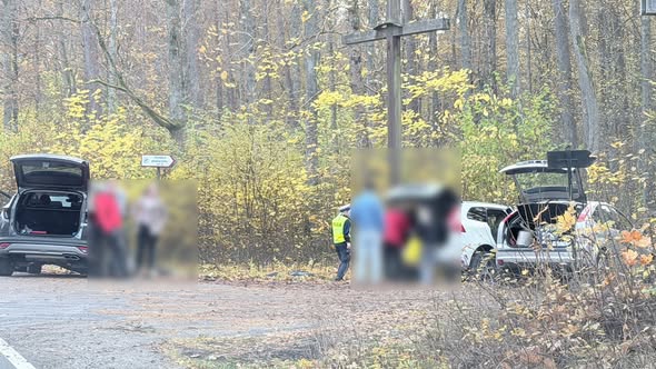 Zderzenie dwóch samochodów. Policja ustala okoliczności zdarzenia