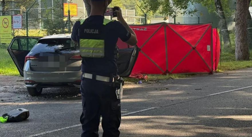 Tragiczny wypadek. Rowerzysta zginął na miejscu