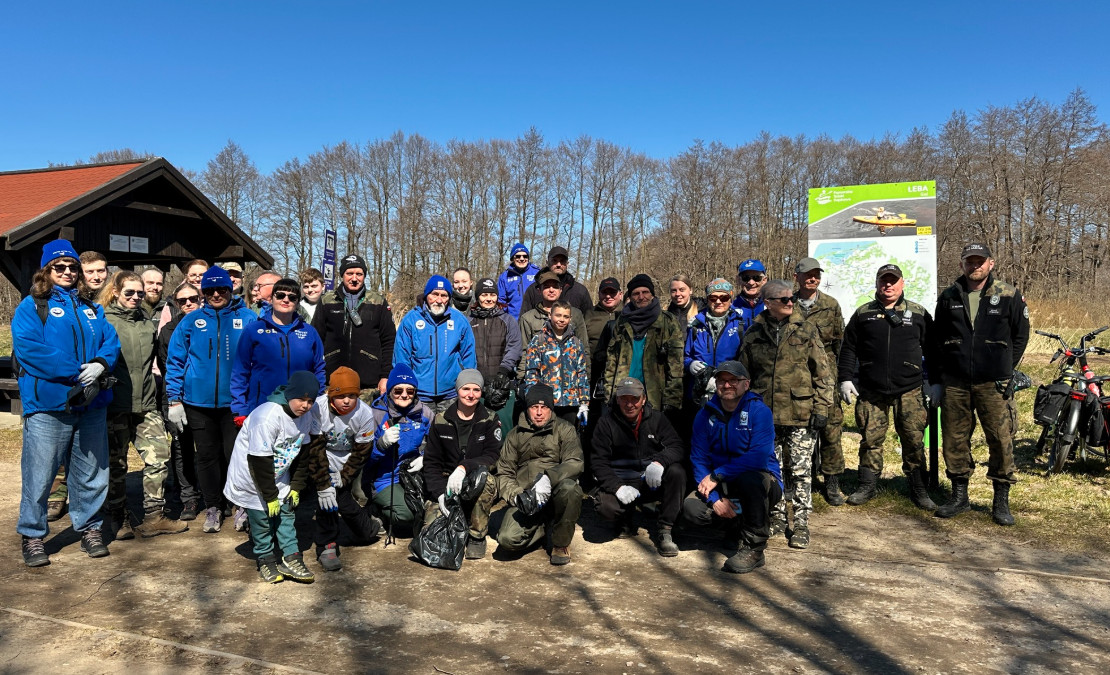 Sprzątali Łebę i Łupawę. Kilkadziesiąt osób w akcji 'Operacja Czysta Rzeka'
