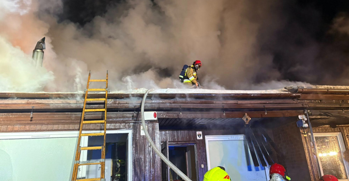 Nocny pożar. Dwie rodziny straciły dach nad głową