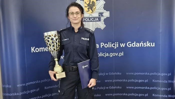 Sukces mieszkanki Luzina! Policjantka najlepsza w województwie