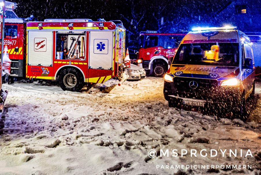 Rozpalał piec. Wylądował w szpitalu