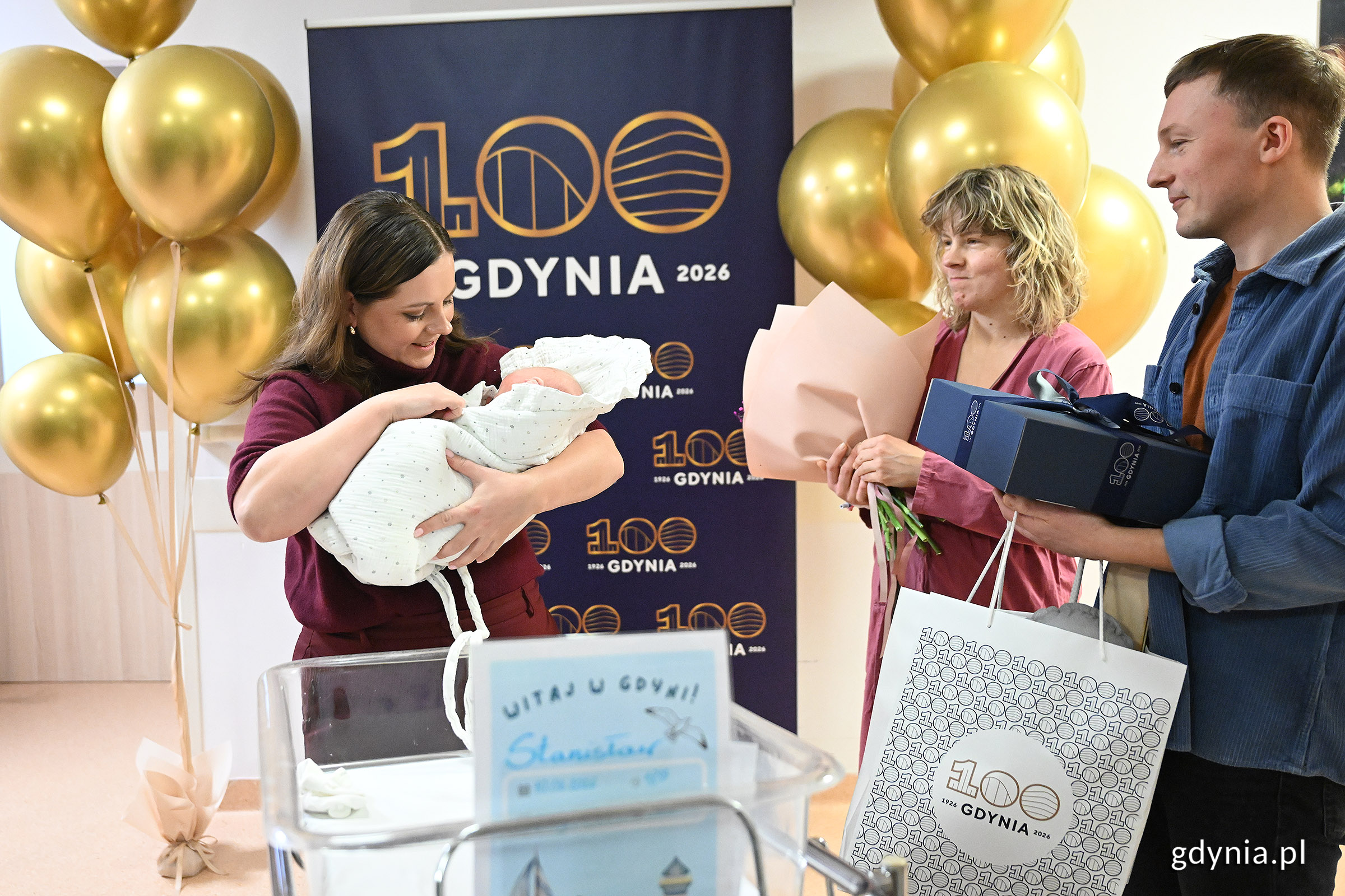 Pierwszy noworodek po setnych urodzinach miasta