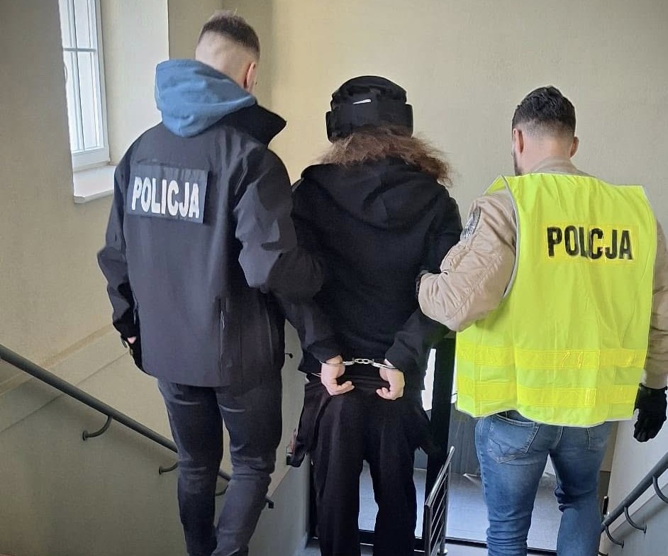 Zaatakował piłą japońską policjanta. Usłyszał zarzut usiłowania zabójstwa