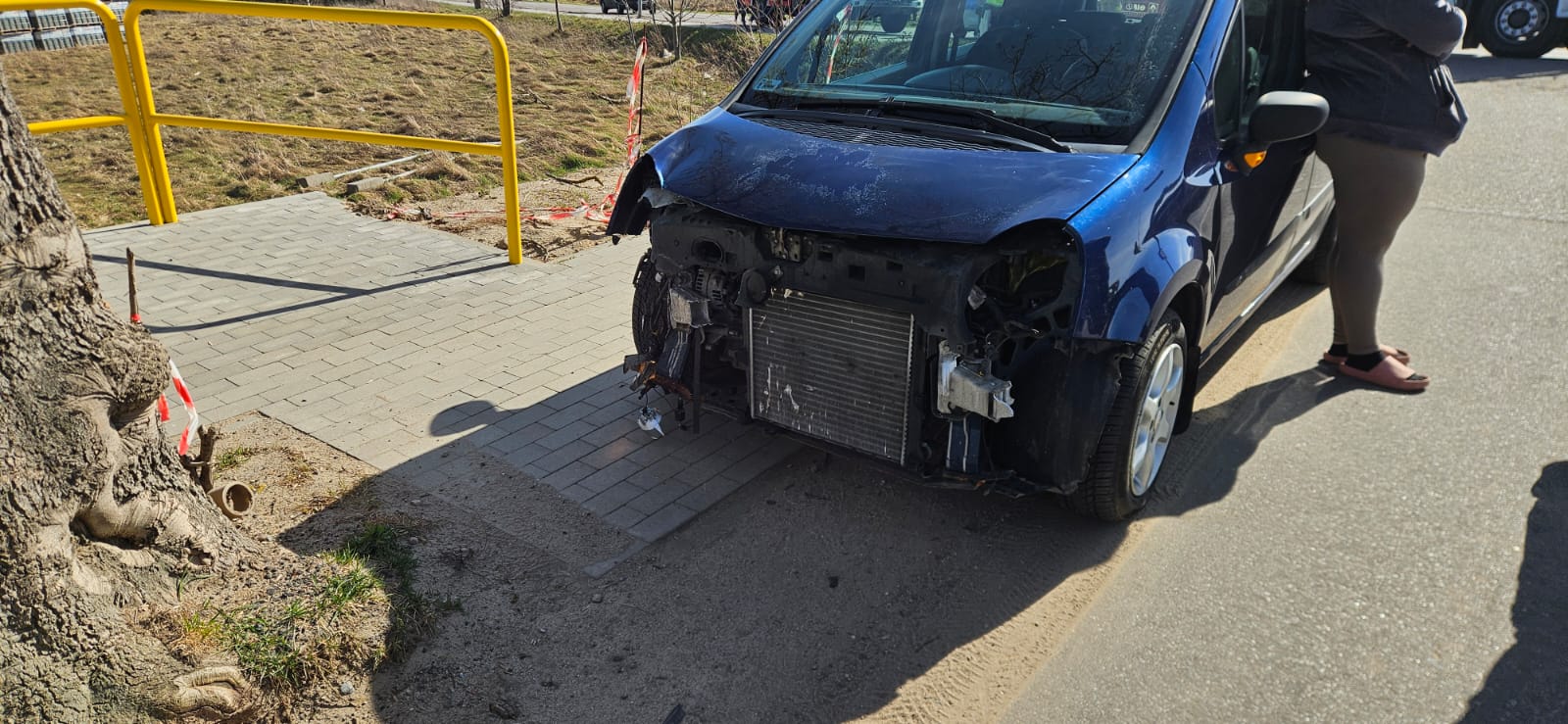 Zderzenie w Goszczynie. Jedna osoba w szpitalu