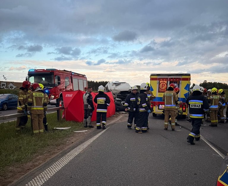 Tragiczny wypadek na Trasie Kaszubskiej! Nie żyje jedna osoba