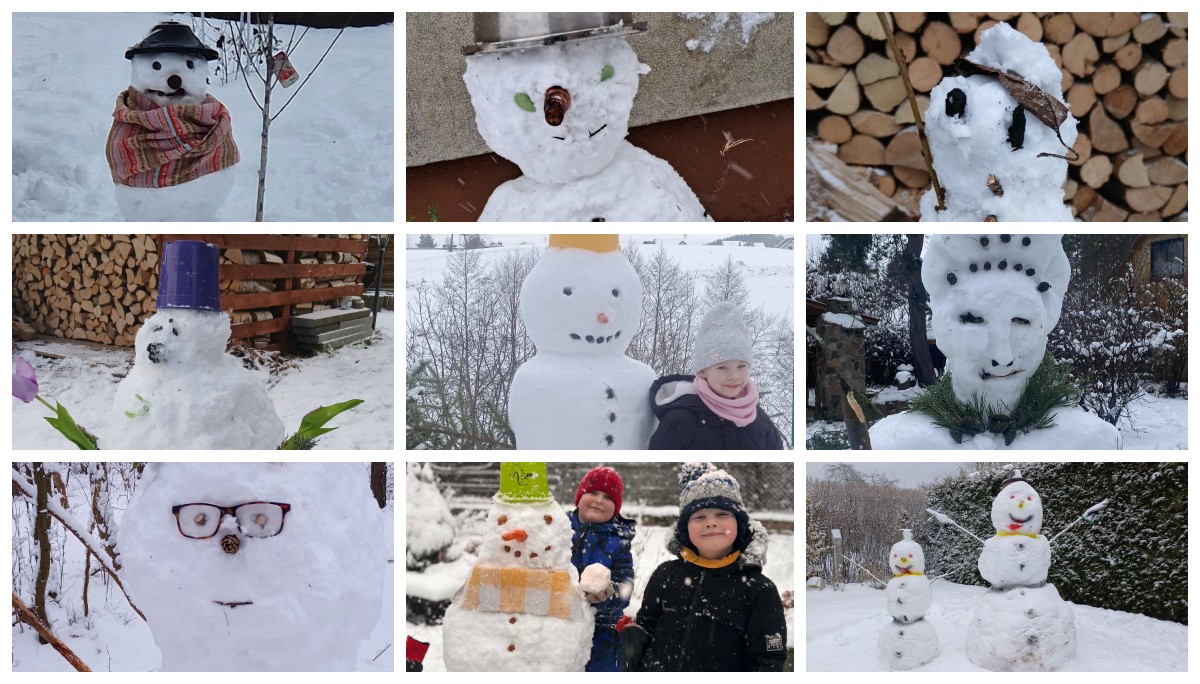 Bałwany czytelników portalu Nadmorski24.pl. Zobacz zimowe dzieła i zagłosuj na najładniejsze