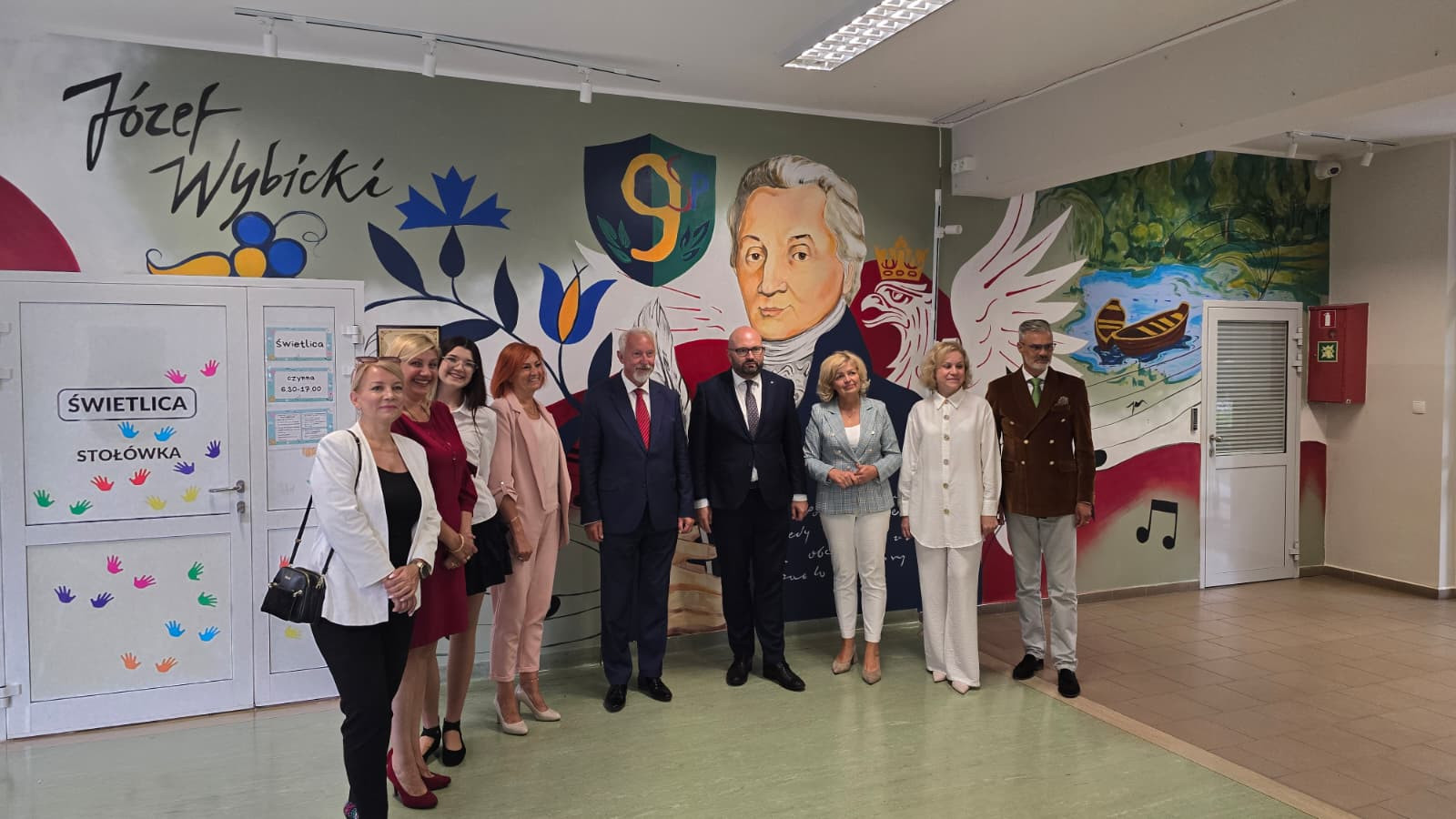 60 lat historii wejherowskiej dziewiątki. Odsłonili mural