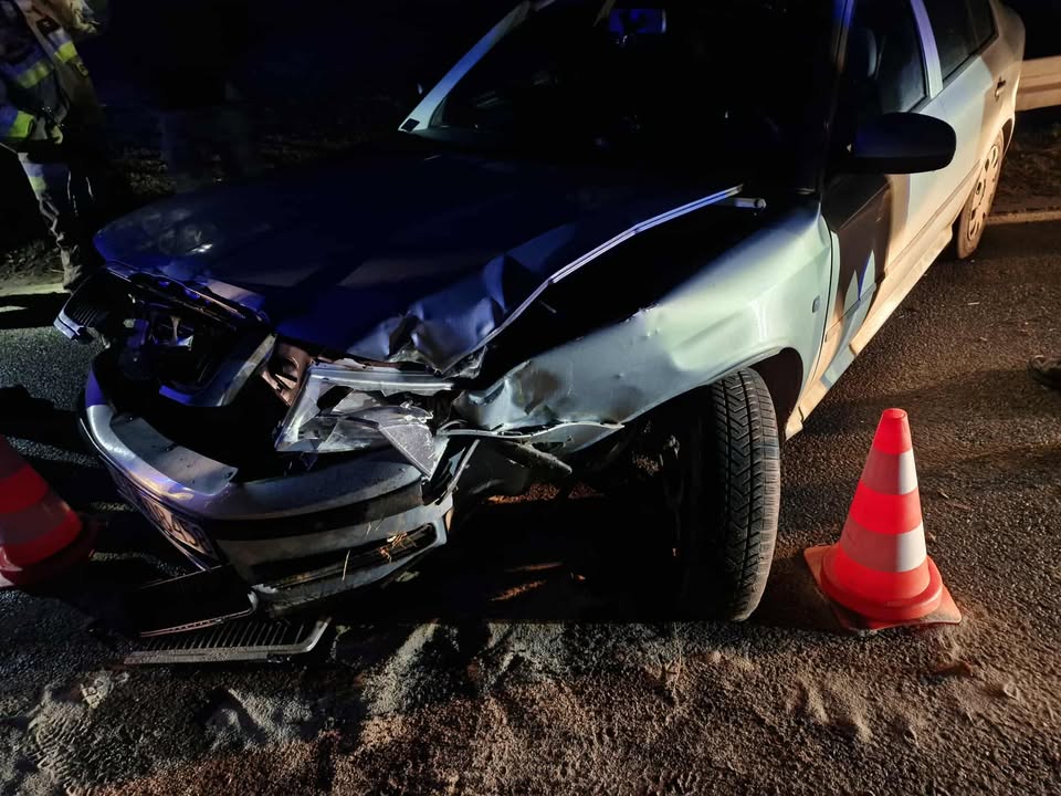 Wypadek na drodze powiatowej. Jedna osoba poszkodowana