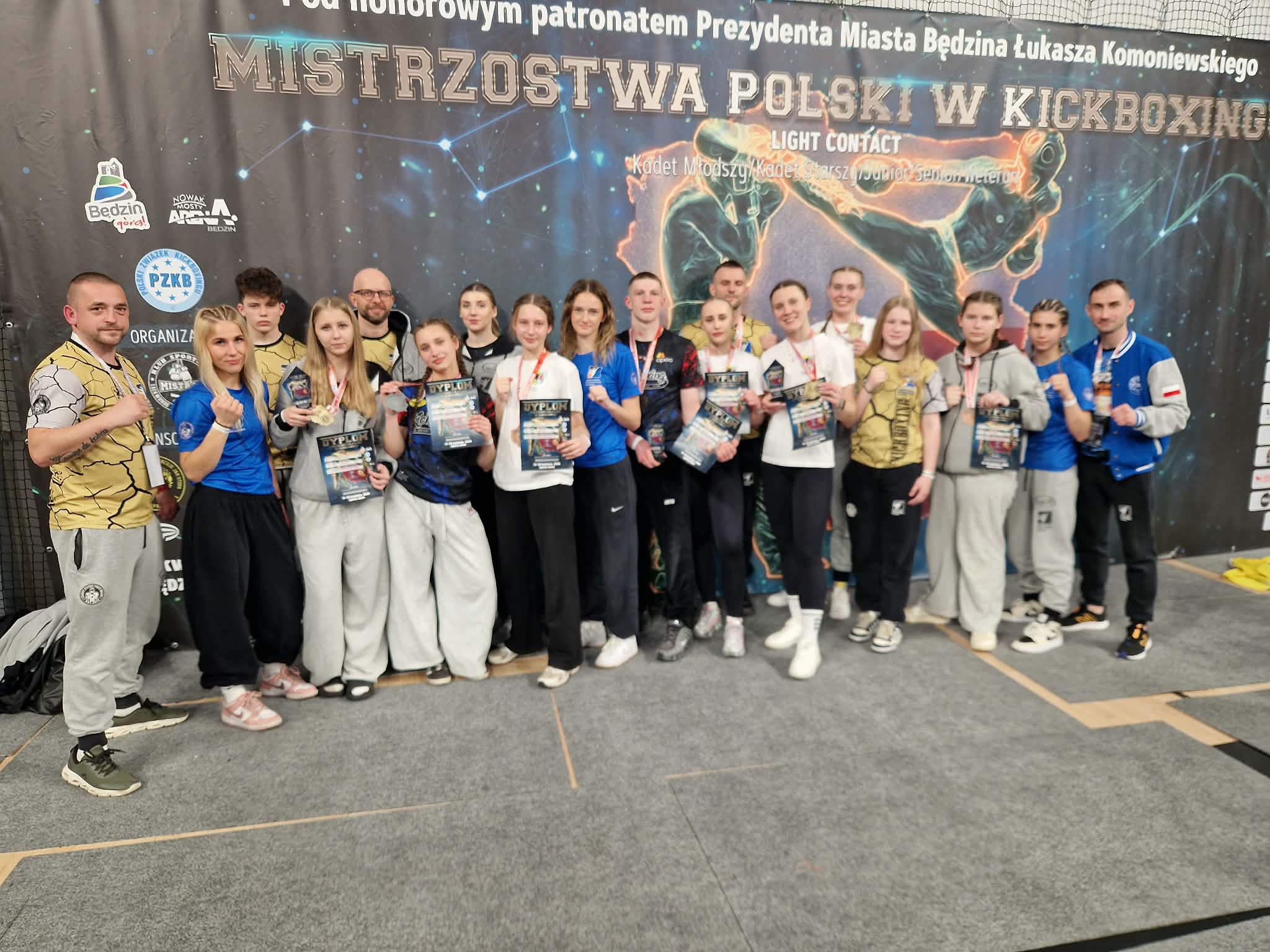 Kickboxerzy z Wejherowa i Luzina wrócili z dziewięcioma medalami