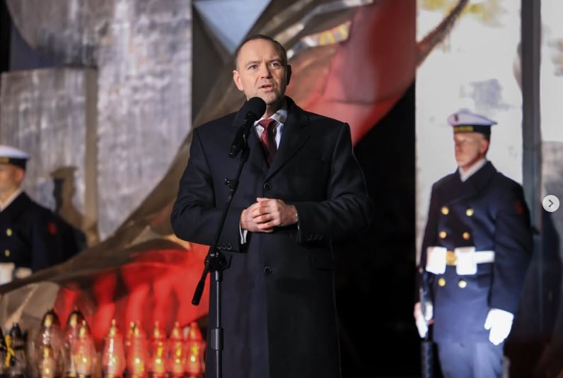 Karol Nawrocki wziął udział w 55. rocznicy Grudnia ’70 w Gdyni