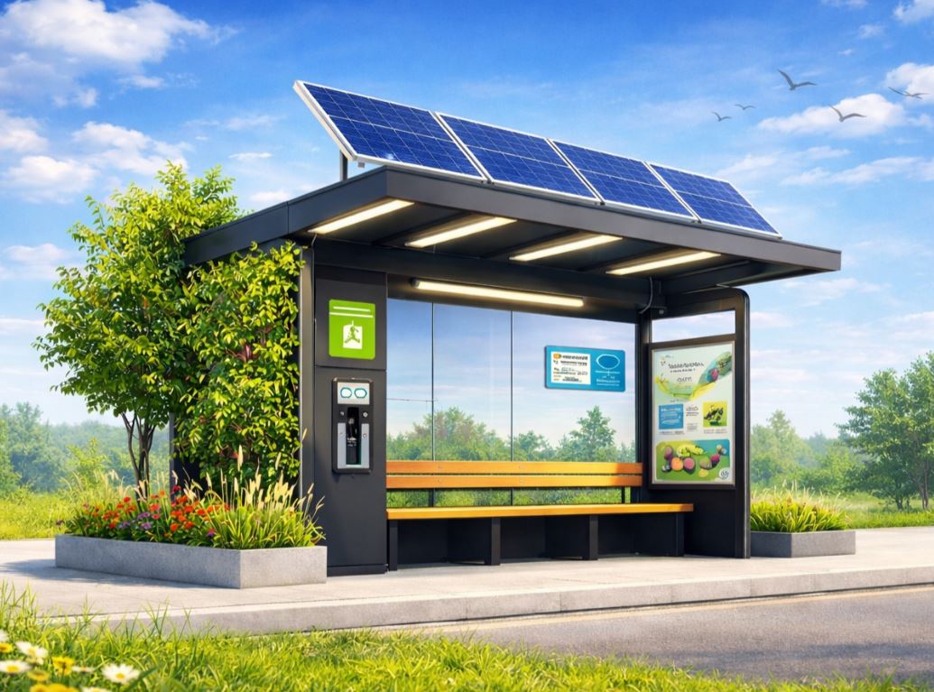 Przystanki odporne na zmiany klimatu. Gmina z ekologiczną inwestycją