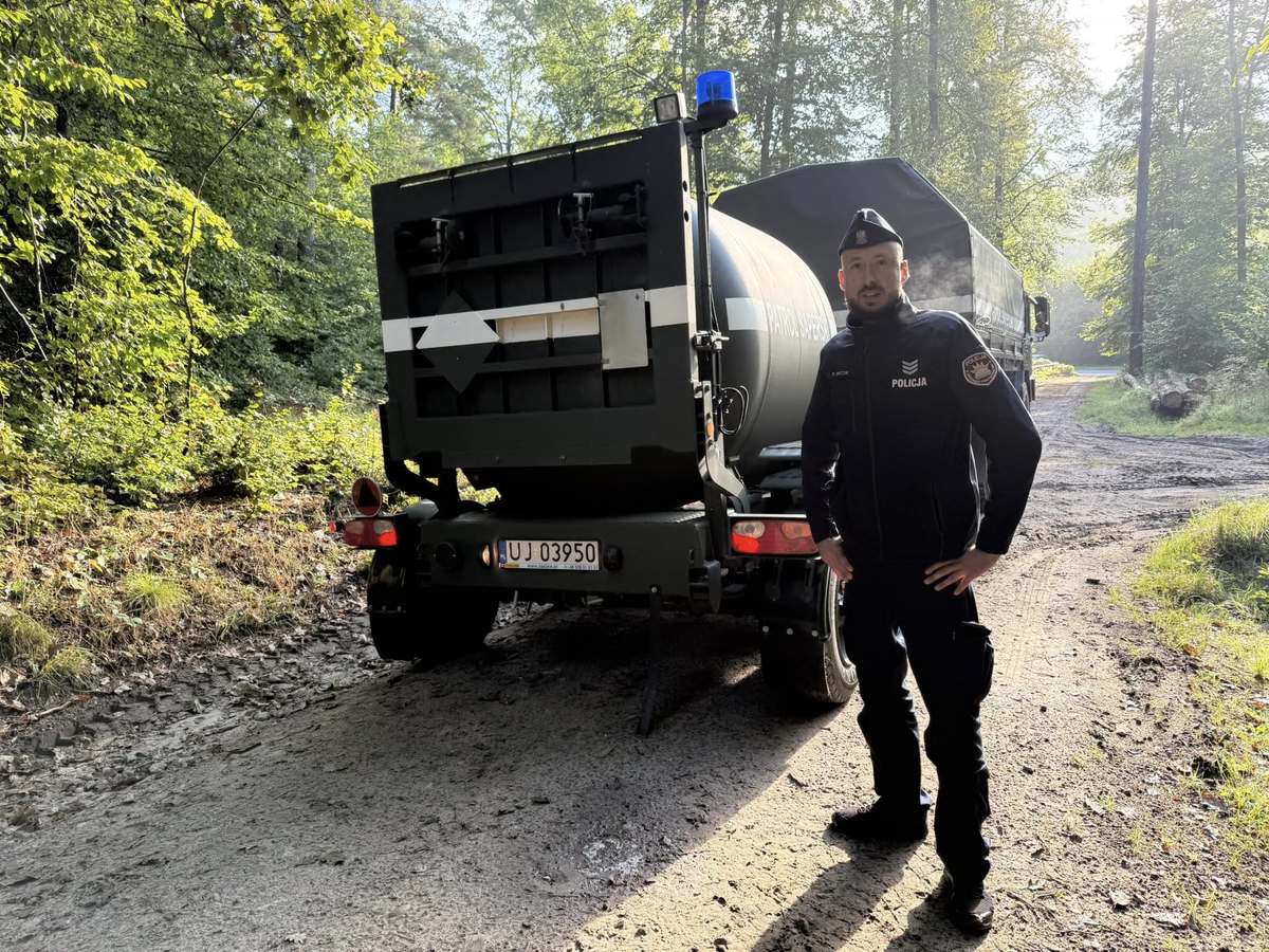 Zamiast grzyba znalazł niewybuch