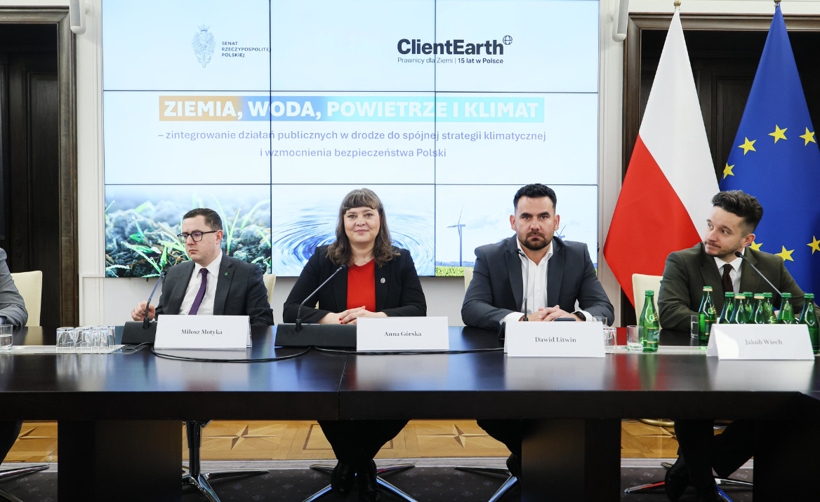 Gmina Potęgowo w Senacie RP. Debata o klimacie i energii