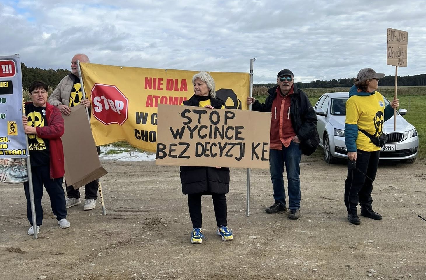 Przeciwnicy atomówki chcieli spotkać się z premierem. 'Niestety nie pochylił się nad nami'