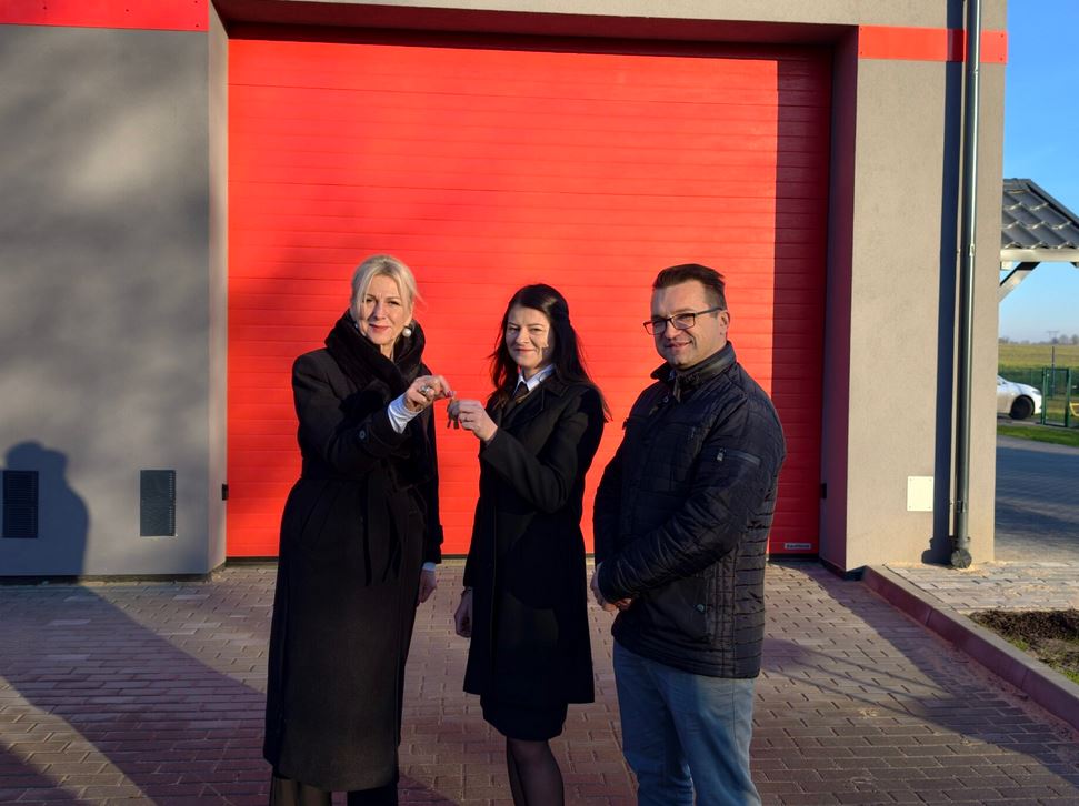 Klucze oficjalnie przekazane! Gmina z kolejną remizą strażacką