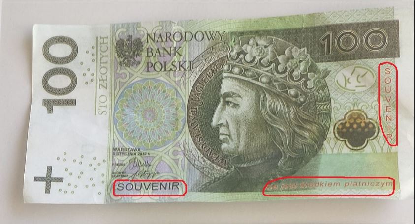 Za 'miękkie' banknoty. Chcieli płacić falsyfikatami
