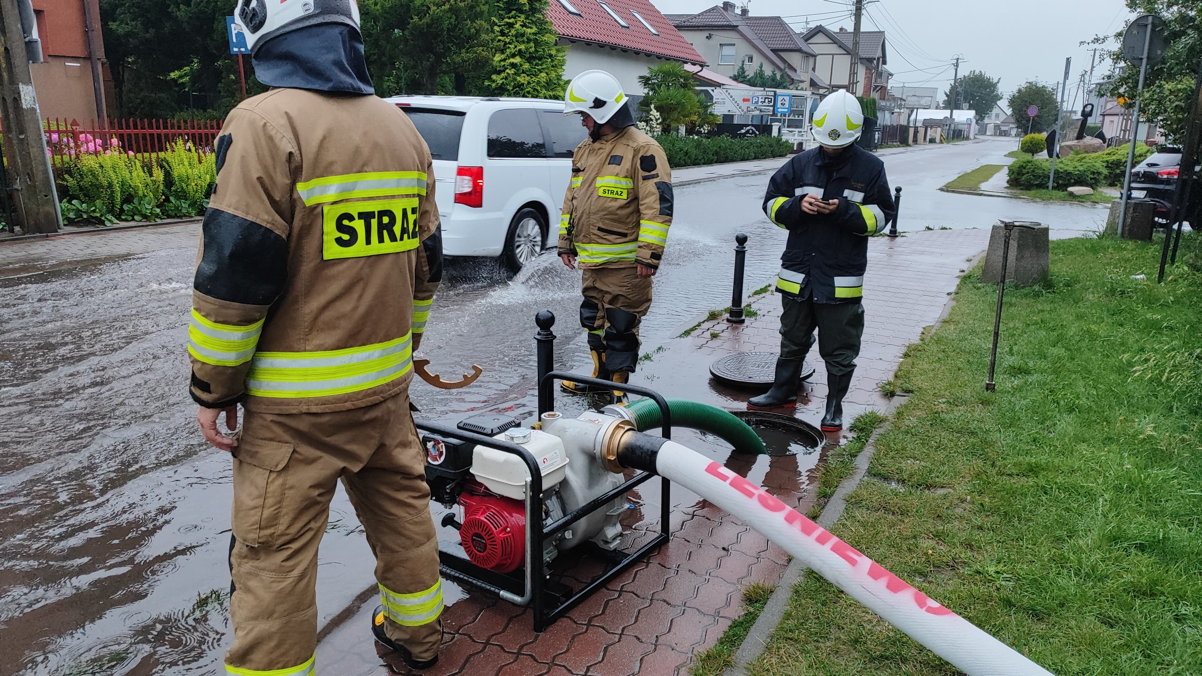 Fot. PSP w Pucku/OSP Leśniewo