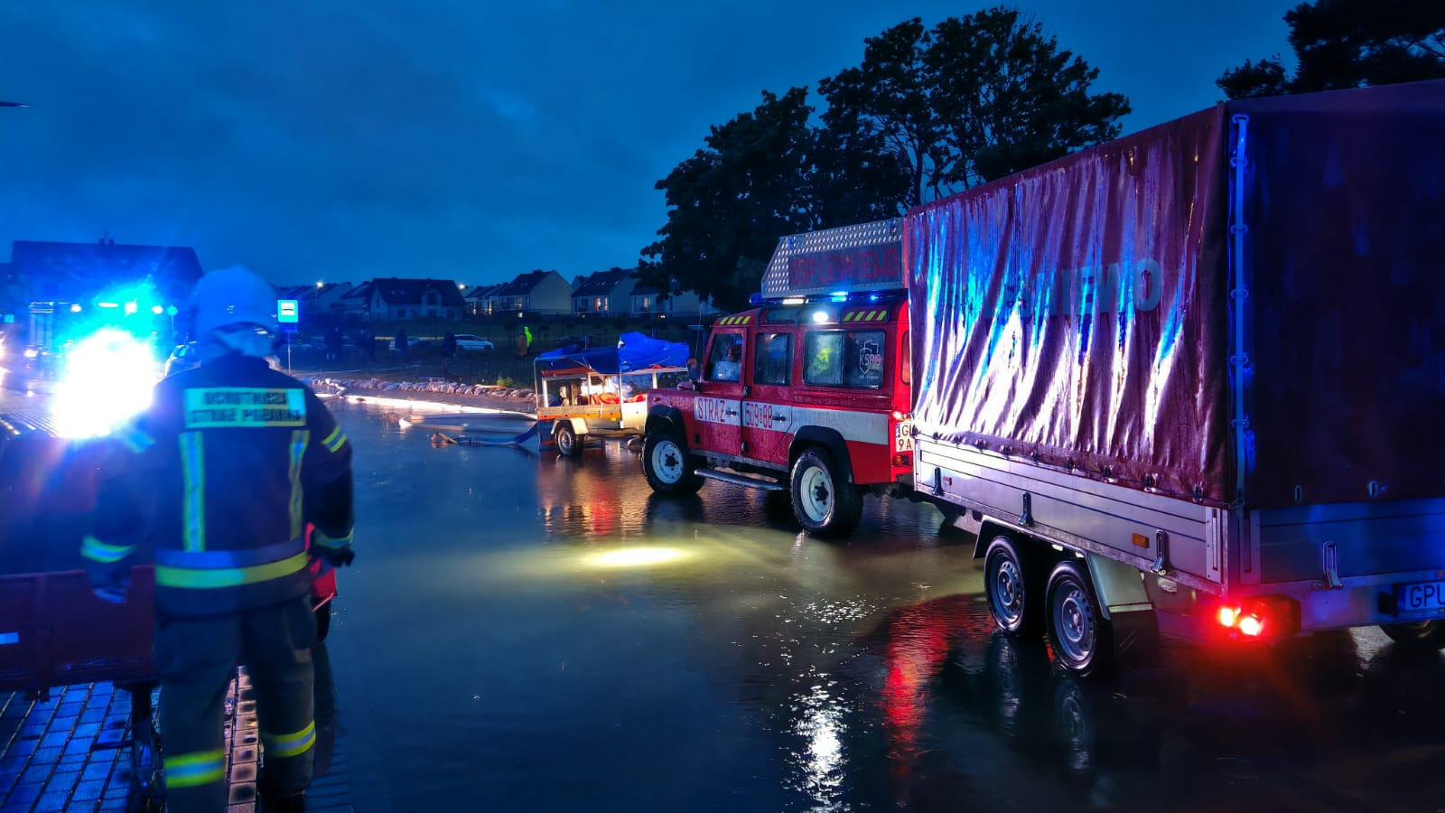 Fot. PSP w Pucku/OSP Leśniewo