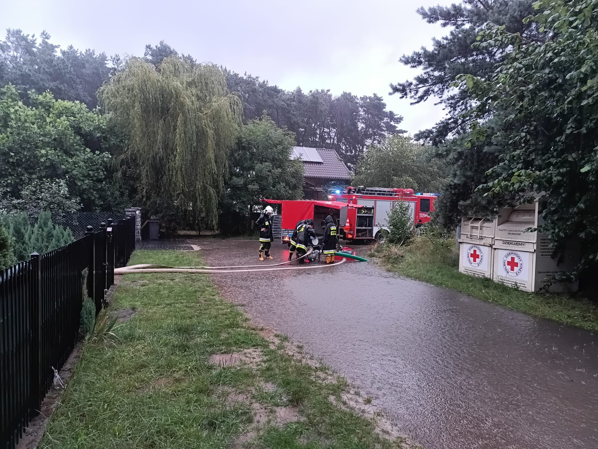 Fot. PSP w Pucku/OSP Leśniewo