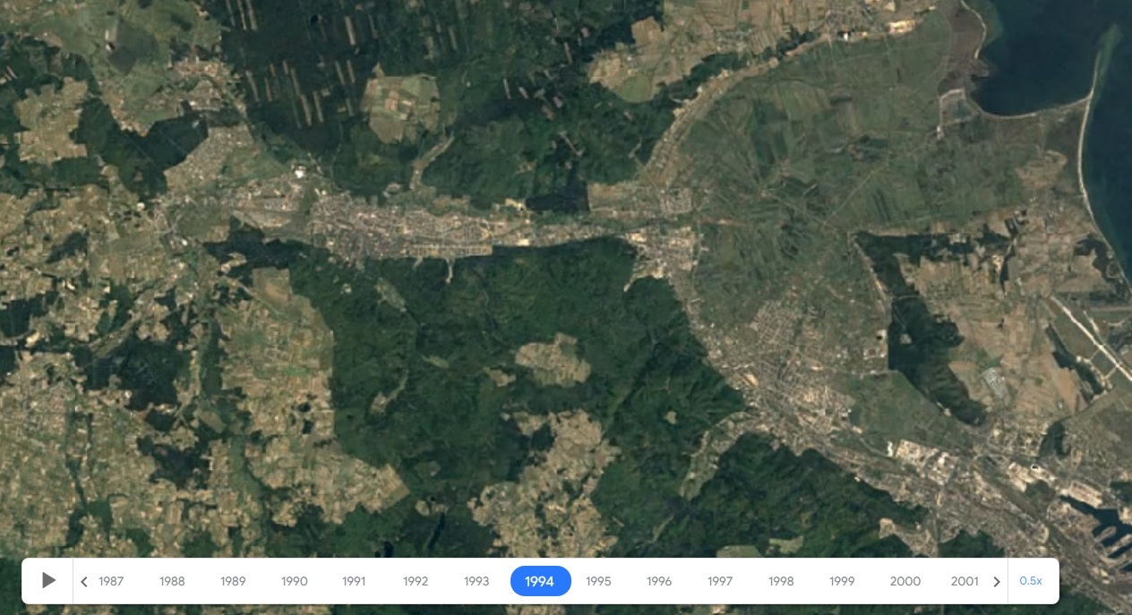 1994/Timelaps Google Earth