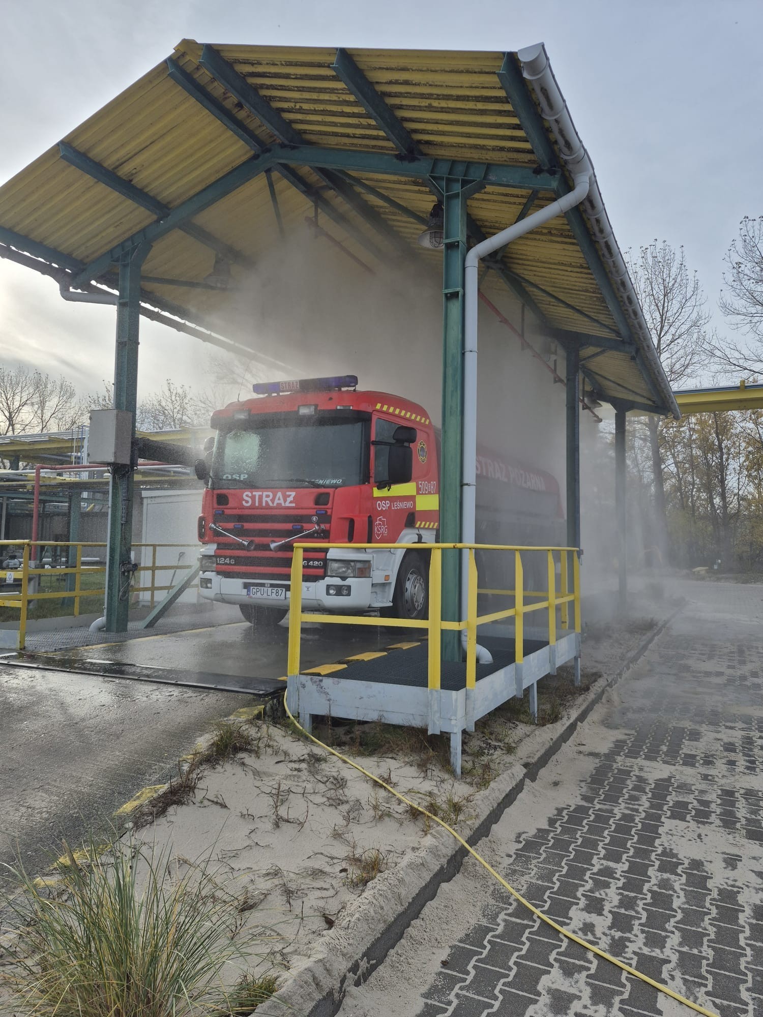 źródło: Facebook/Komenda Powiatowa Państwowej Straży Pożarnej w Pucku 