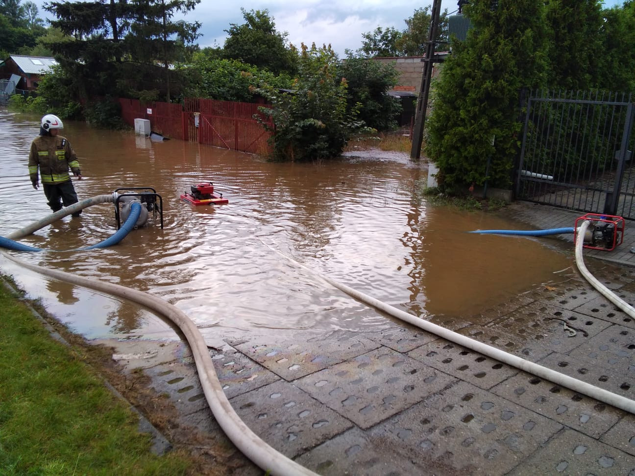 Ul. Tulipanowa Kosakowo/ Fot. OSP Leśniewo