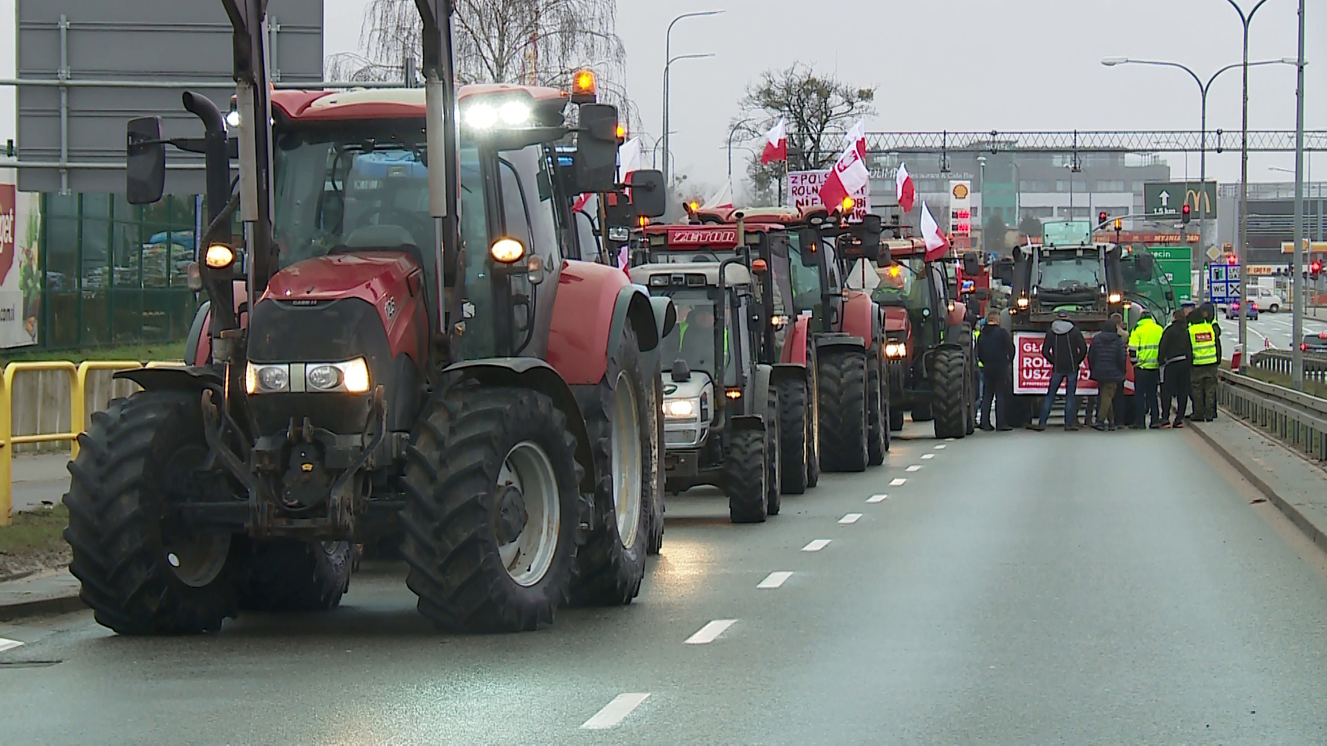 Trwa Kolejny Protest Rolników Z Polskiego Rolnika Nie Zrobicie Niewolnika Informacje 7945