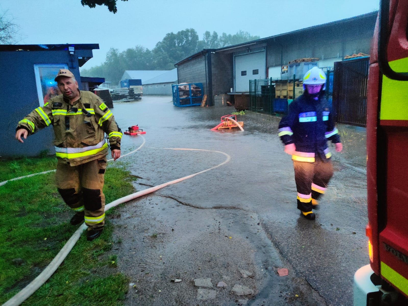 Fot. PSP w Pucku/OSP Leśniewo