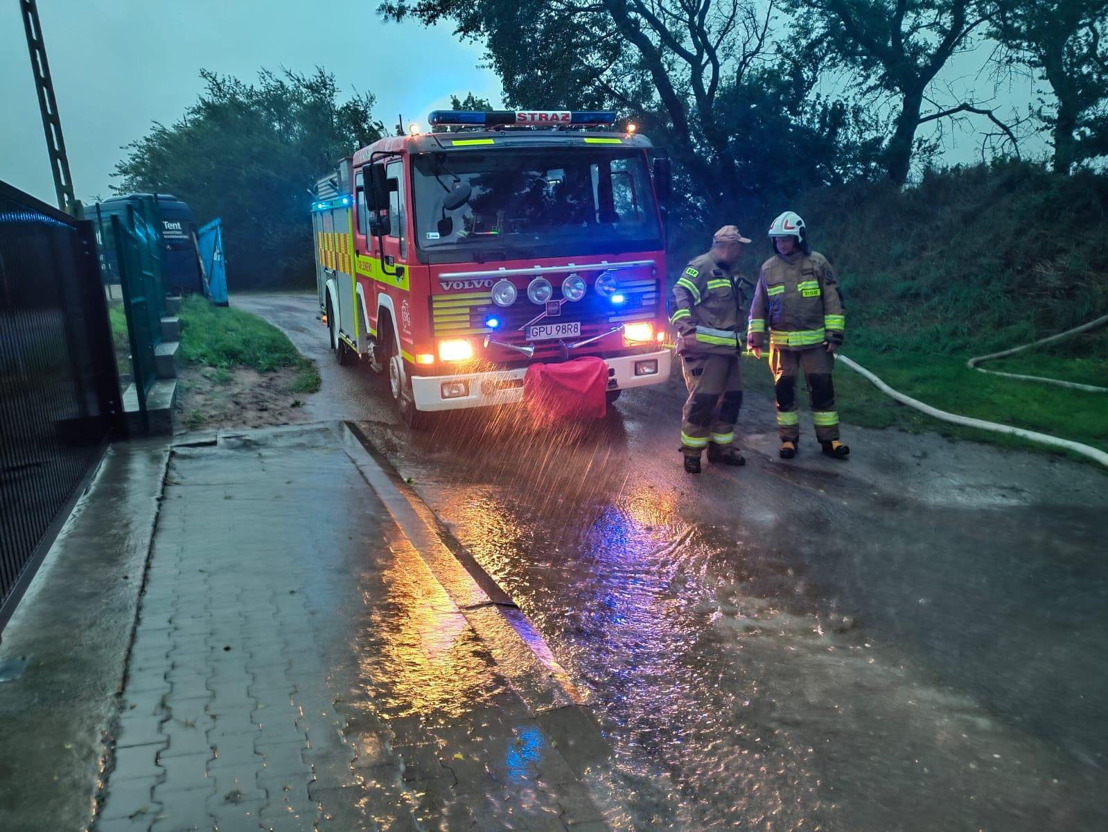 Fot. PSP w Pucku/OSP Leśniewo