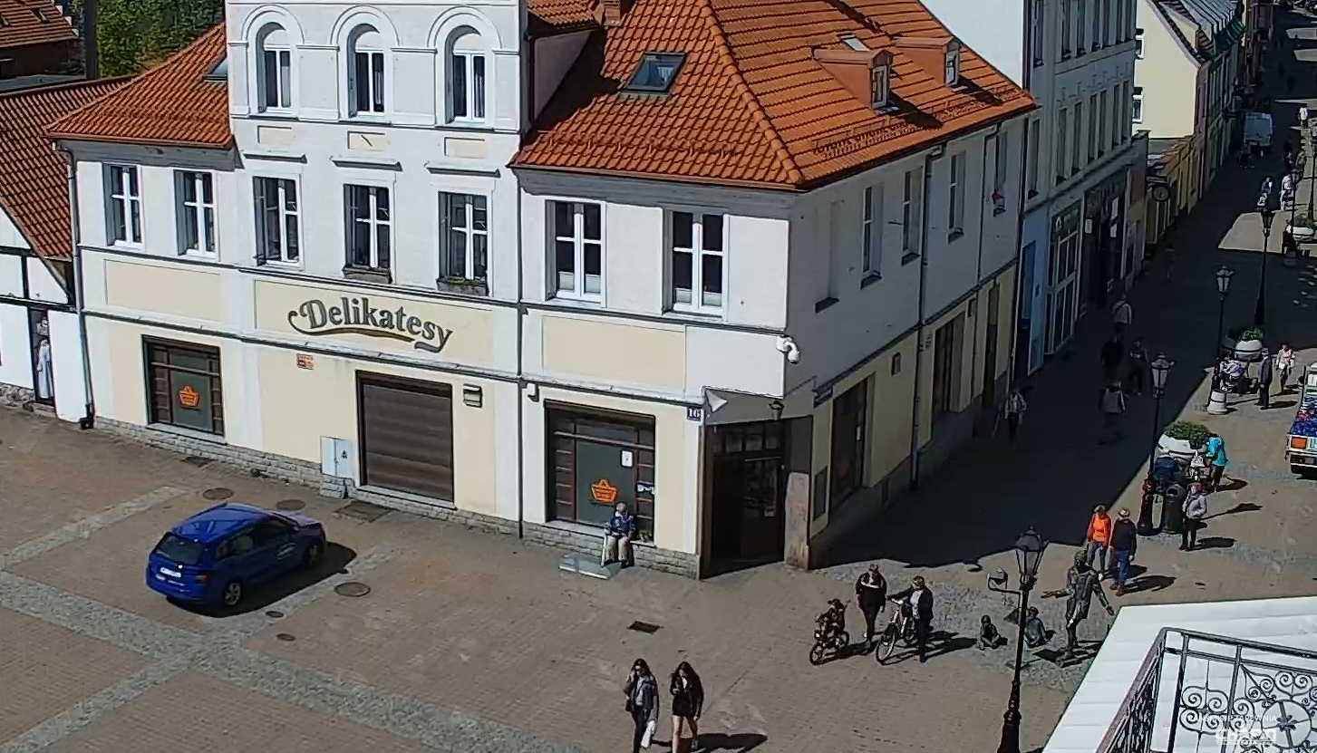 'Deptak', czyli odcinek ulicy Jana III Sobieskiego prowadzony na pl. Jakuba Wejhera. Źródło zdjęcia: Kamery N24