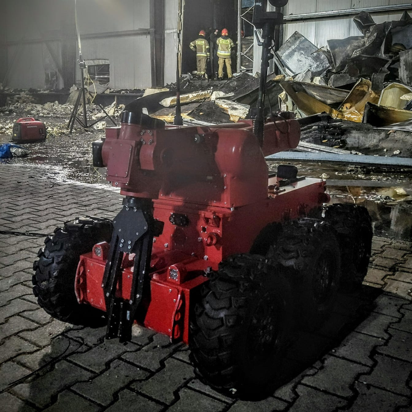 materiały straży pożarnej