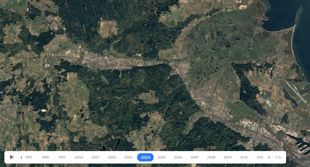 2004/Timelaps Google Earth