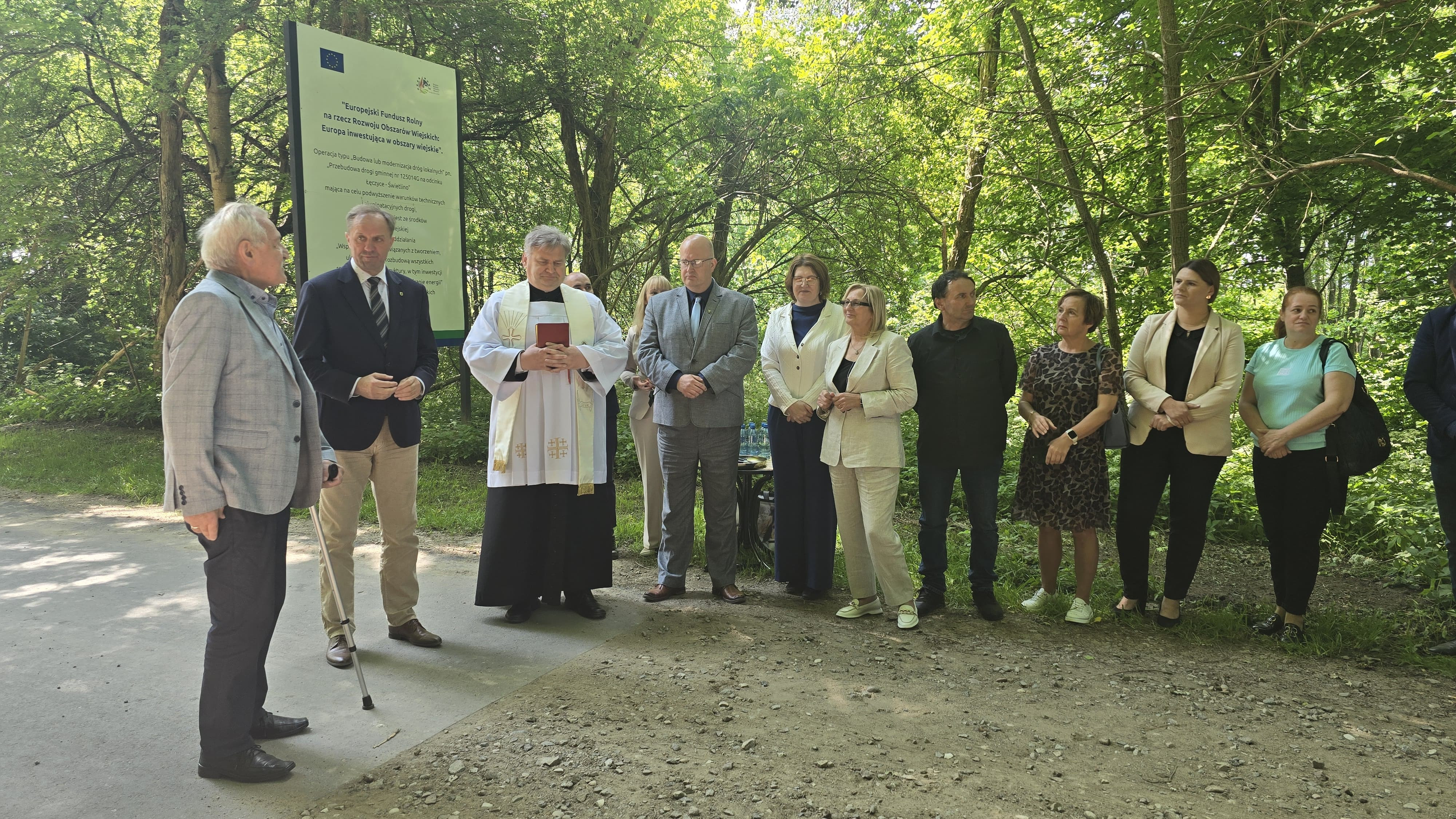 W Łęczycach miało miejsce oddanie kolejnej inwestycji drogowej/źródło: Twoja Telewizja Morska