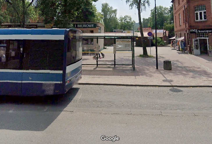 'U Gierenta', czyli targowisko przy ul. Sobieskiego. Źródło zdjęcia: Google Maps
