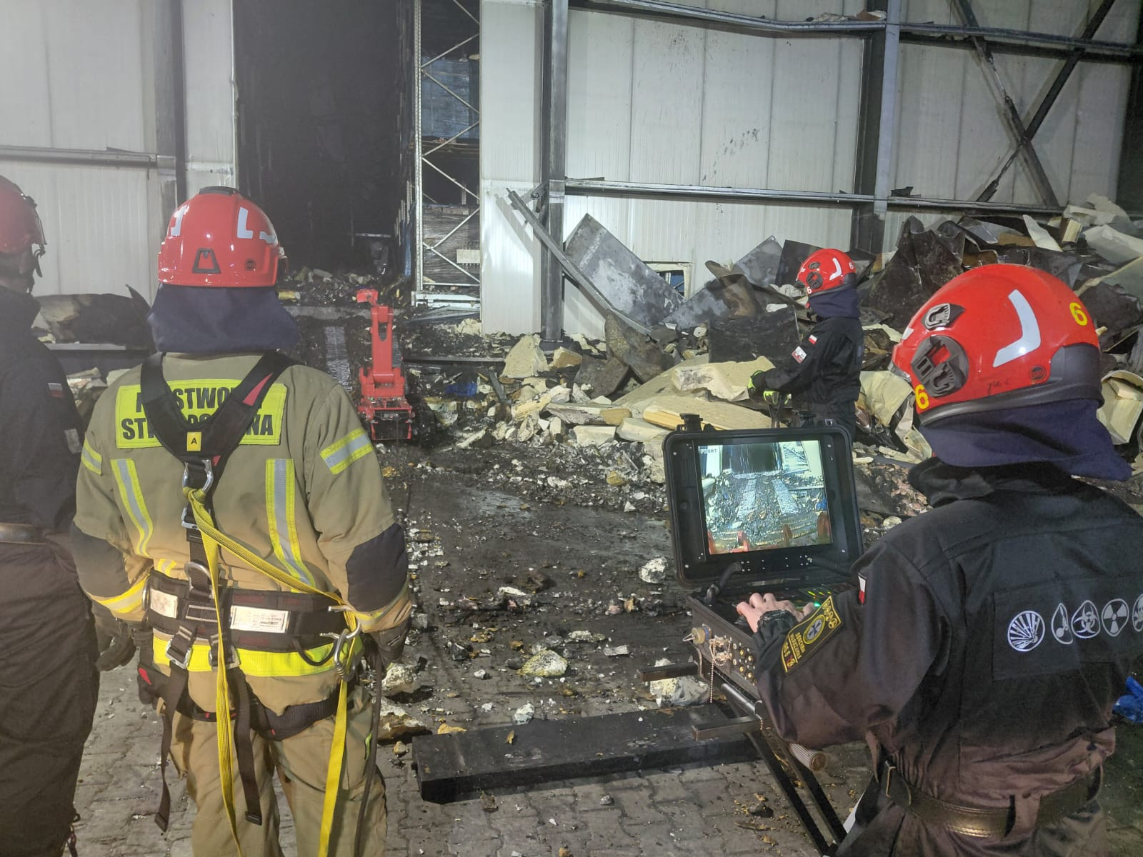 materiały straży pożarnej